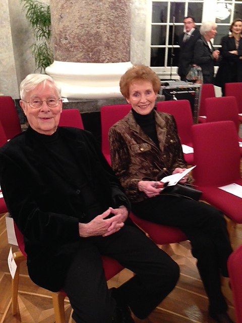 Ferry und Sigrid Ahrlé bei der Verleihung des Hessischen Verdienstordens an Ferry Ahrlé 3.12.2014
