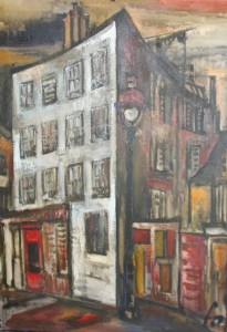 "Das Marais-Viertel", Öl auf Leinwand, 70×100, EUR 5000